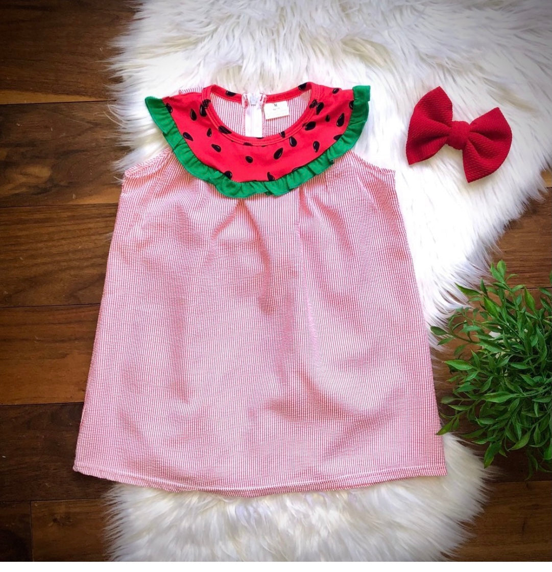 Watermelon Collar dress