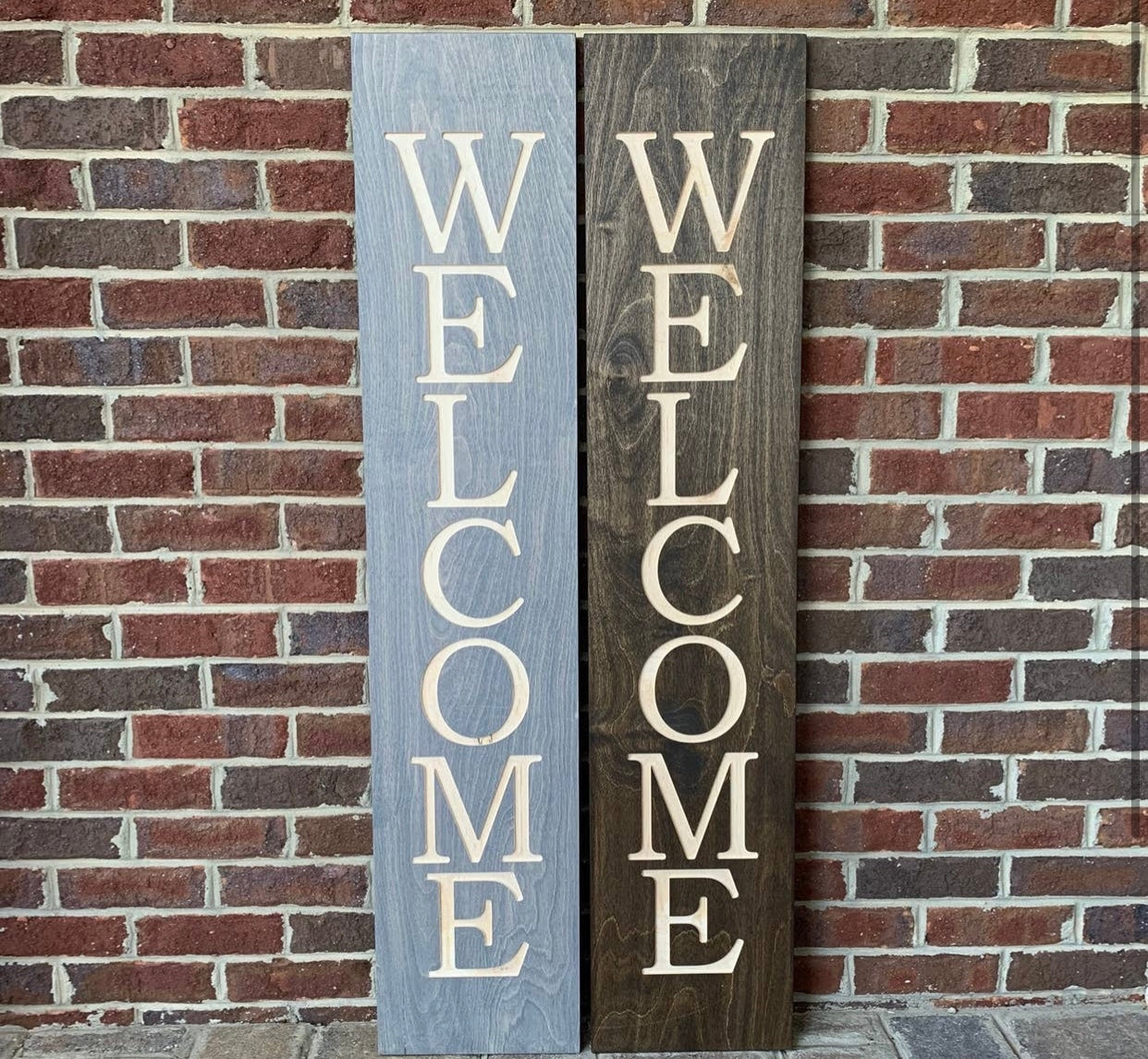 Tall Welcome sign