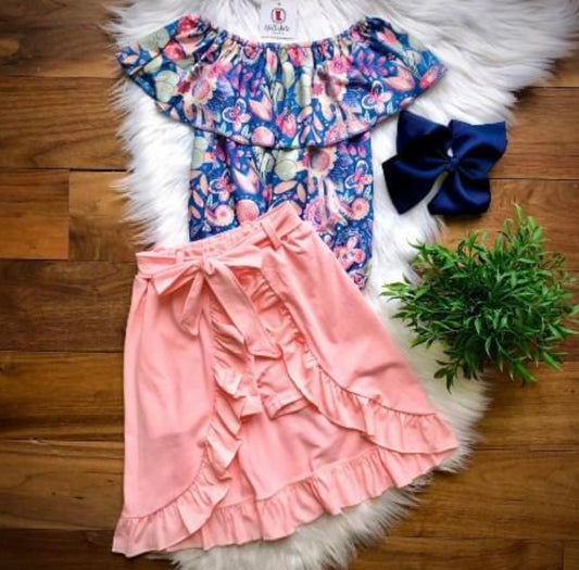 Butterflies&Blooms Open skirt set